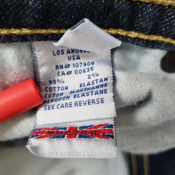 Hudson Bootcut Flap Pocket Elm Dark Wash Jeans 26 - Picture 6 of 7